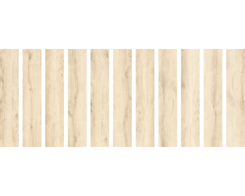 Produktbild 5 (groß) form & style Feinsteinzeug Wand- und Bodenfliese FIRENZE oak light 23 x 120 x 0,87 cm