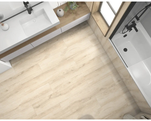Produktbild 4 (groß) form & style Feinsteinzeug Wand- und Bodenfliese FIRENZE oak light 23 x 120 x 0,87 cm