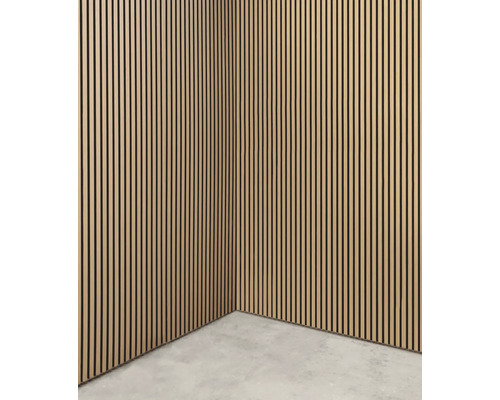 Produktbild 5 (groß) Innenaufnahme einer Wandverkleidung aus Holzlatten