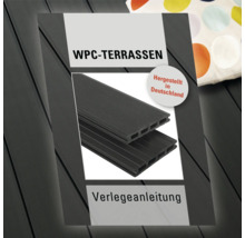 WPC Terrassendielen mit Verlegeanleitung und Hergestellt in Deutschland Siegel