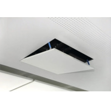 Offene Deckenplatte für Installationen