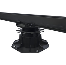 Verstellfuß für Terrassendielen mit Träger