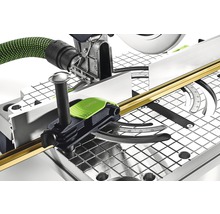 Detailansicht eines Festool Produkts mit Werkzeugtisch