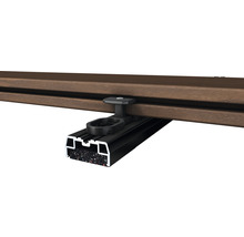 Terrassendiele mit Montageclip und Unterkonstruktion