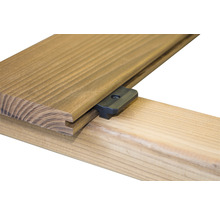 Terrassendiele aus Holz mit Befestigungsclip