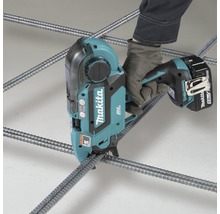 Makita Logo. Akku-Bindemaschine zum Verbinden von Bewehrungsstäben.