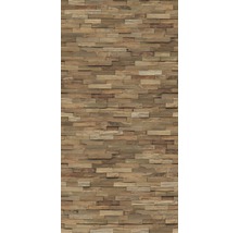 Holzverkleidung mit rechteckigen Elementen