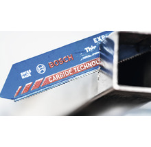 Bosch Säbelsägeblatt zum Schneiden eines Vierkantrohrs