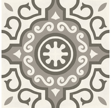 Dekorfliese mit ornamentalen Mustern