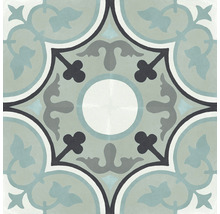 Dekorative Fliese mit floralem Muster