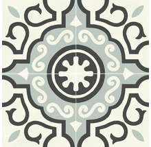 Dekorative Fliese mit Ornamentmuster