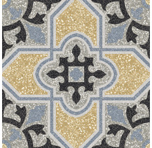 Dekorative Bodenfliese mit geometrischem Muster