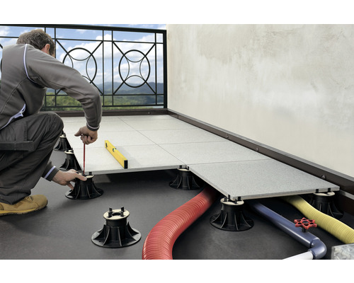 Stelzlager SH4 90-160 mm 4 mm Fuge Pack = 10 St inkl. 5