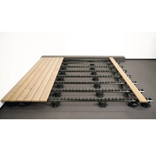 Terrassendielen auf Unterkonstruktion für den Terrassenbau