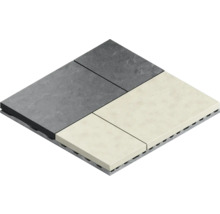 Terrassenplatten aus Steinzeug mit Unterkonstruktion