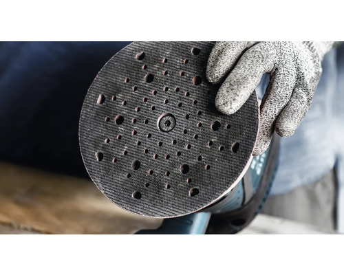 Schleifblatt Multiloch-Pad mittel Bosch, Ø 150 mm