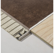 Fliesenprofil zwischen zwei Bodenbelägen