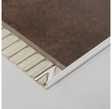 Fliesenprofil aus Metall mit Fliese