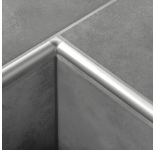 Detailaufnahme einer Ecke mit Fliesenschiene