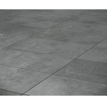 Bodenbelag aus grauen Fliesen