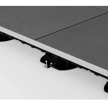 Terrassendielen auf justierbaren Füßen