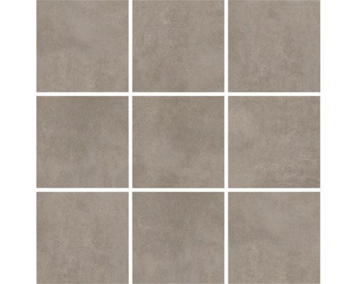 MIRAVA Feinsteinzeug Wand- und Bodenfliese MANHATTAN Taupe 60 x 60 x 0,9 mm matt rektifiziert