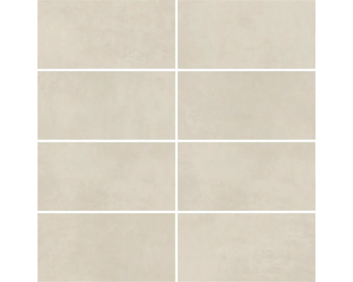 MIRAVA Feinsteinzeug Wand- und Bodenfliese MANHATTAN Ivory 30 x 60 x 0,9 mm matt rektifiziert