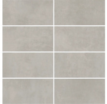 Rechteckige, graue Wandfliesen