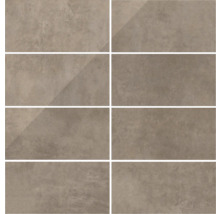 Graue Keramikfliesen für den Innenbereich, rechteckig