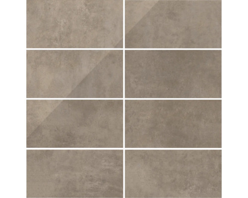 MIRAVA Feinsteinzeug Wand- und Bodenfliese MANHATTAN Taupe 30 x 60 x 0,9 mm seidenmatt (lappato) rektifiziert