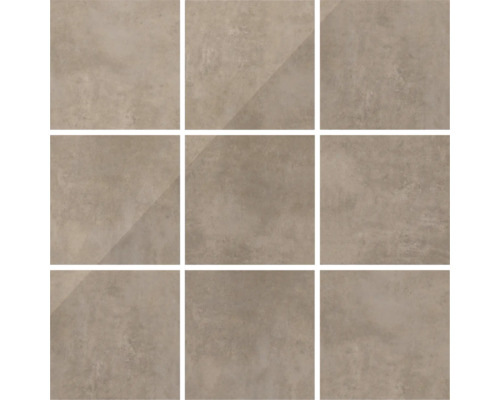 MIRAVA Feinsteinzeug Wand- und Bodenfliese MANHATTAN Taupe 60 x 60 x 0,9 mm seidenmatt (lappato) rektifiziert