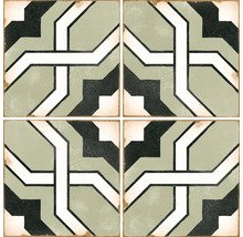 Fliesen mit geometrischem Muster