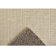 Detailansicht eines Teppichs mit Textilrücken