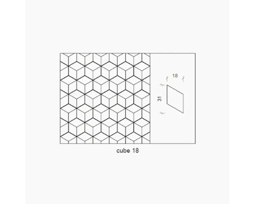 Designparkett 15.0 Eiche Cube lackiert Farbe 220