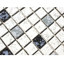 Mosaikfliese quadratisch mit Marmoroptik