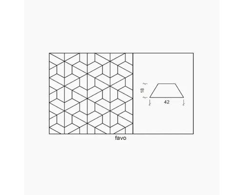 Designparkett 15.0 Favo lackiert Farbe 370