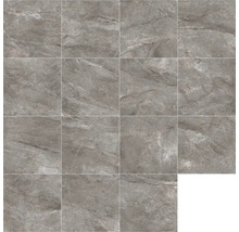 Fliesen mit Marmoroptik, quadratisch angeordnet