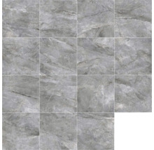 Mehrere graue Fliesen mit Marmormuster