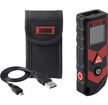 J.C. Schwarz Laser-Entfernungsmesser mit Tasche und USB-Kabel