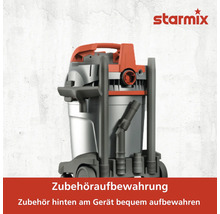 Starmix Staubsauger mit Zubehörhalterung