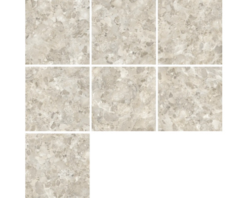 Produktbild 2 (groß) Neun Bodenfliesen mit Marmoroptik