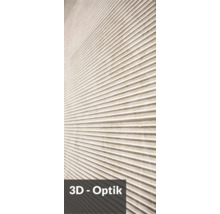 Wandfliese mit 3D-Optik