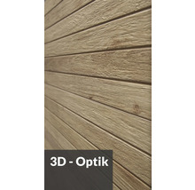 Wandpaneele mit 3D Optik in Holzstruktur