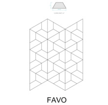 FAVO Fliesendesign mit geometrischen Formen