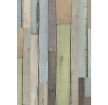 Tapete mit Holzplankenmuster