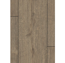 Nahaufnahme von Laminatboden mit Holzoptik