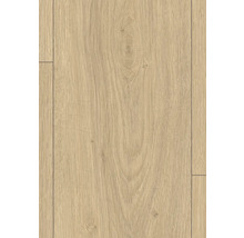 Nahaufnahme von Laminatboden in Holzoptik