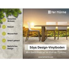 Soya Design Vinylboden von ter Hürne mit Tisch und Stühlen