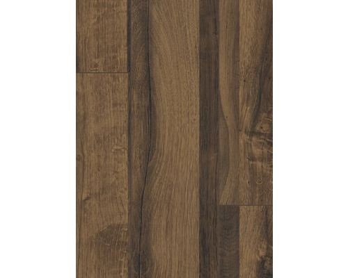Nahaufnahme von Laminatboden in Holzoptik