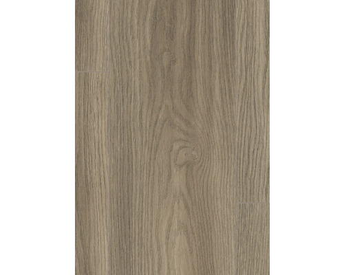 Nahaufnahme eines Laminatbodens mit Holzoptik.